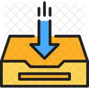 Inbox Storage Cabinet Icon