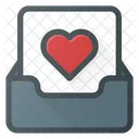 Inbox Love Favorite Icon