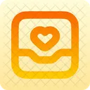 Inbox Heart Icon