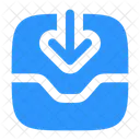 Inbox In Online Connection Icon