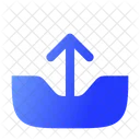 Inbox Out Chat Square Arrow Message Icon Icon