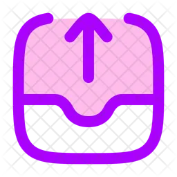 Inbox Upload  Icon