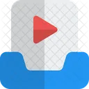 Inbox Video Oonline Video Email Video Icon