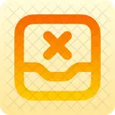 Inbox Xmark Icon