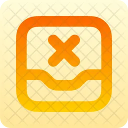 Inbox-xmark  Icon