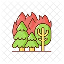 Incendi Boschivi Foresta Fuoco Icon