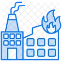 Incendio de fábrica  Icono