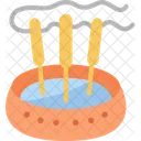 Incense Stick Burning Icon