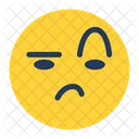 Incertain Sentiment Emoji Icône