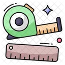 Inches Tape Construction Tool Construction Equipment Icon