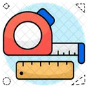 Inches Tape Construction Tool Construction Equipment Icon