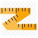 Inches Tape Flat Icon Business And Finance Icon Pack Icon