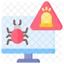 Incident Warning Alert Icon