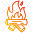 Incineration Pollution Fire Icon