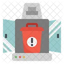 Incineration Burn Garbage Disposal Icon