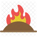 Incineration Burning Combustion Icon