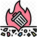 Incineration Burning Fire Icon