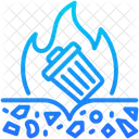 Incineration Burning Fire Icon