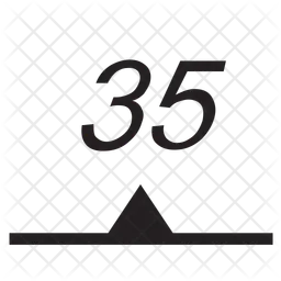 Inclined Bedding Showing Strike And Dip  Icon