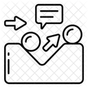 Inclined Plane Friction Force Sloping Surface Icon