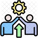 포용 파트너십 함께 아이콘