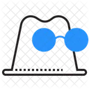Incognito Hat Glasses Icon