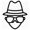 Incognito Anonym Anonymous Icono