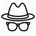 Incognito Anonym Anonymous Icono