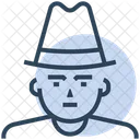 Incognito Mind Cowboy Mind Hat Icon