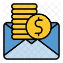 Income Mail Currency Icon