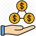 Income Receive Money Icon