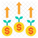 Income Growth Money Icon