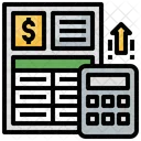 Income Calculate Tax Calculate Icon