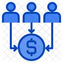 Customer Income Dollar Money Business Marketing Growth Icon