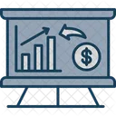 Income Chart Presentation Income Icon
