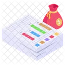 Financial Statement Income Statement Financial Report Icon