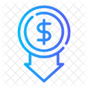 Income Money Coin Icon