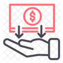 Income Money Hand Icon
