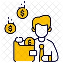 Income Dollar Buke Icon