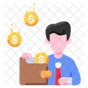 Income Dollar Buke Icon