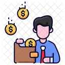 Income Dollar Buke Icon