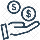Seo Hand Income Icon