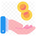 Hand Income Money Icon