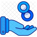 Hand Income Money Icon