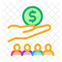 Hand Holding Money Icon