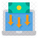 Money Flow Cash Icon