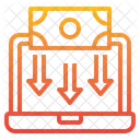 Money Flow Cash Icon