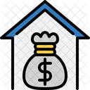 Income Money Stay Home Icon