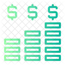 Income Money Graph Icon