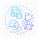 Cost Of Living Standard Of Living Earnings Growth Icon